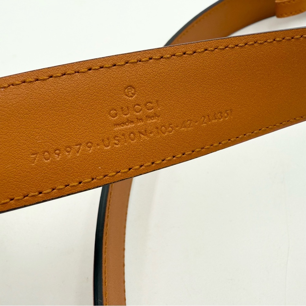NEW Gucci with engraved Square G Buckle Belt - Picture 4 of 6